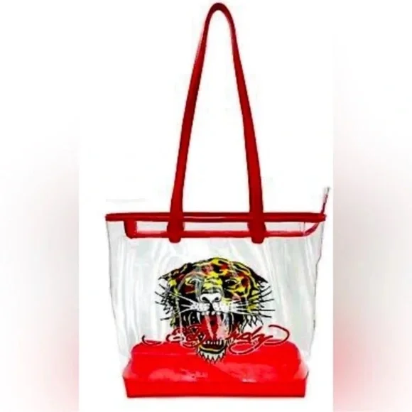 Ed Hardy Iconic Tiger Tote Clear - Picture 3 of 8